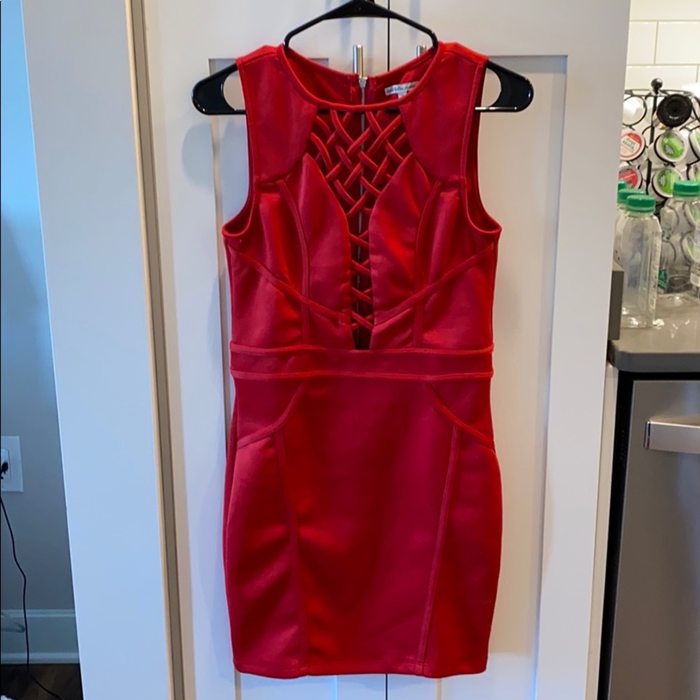 Red dress